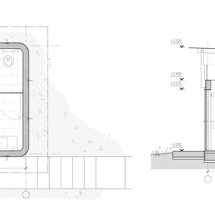 Plan and cross section